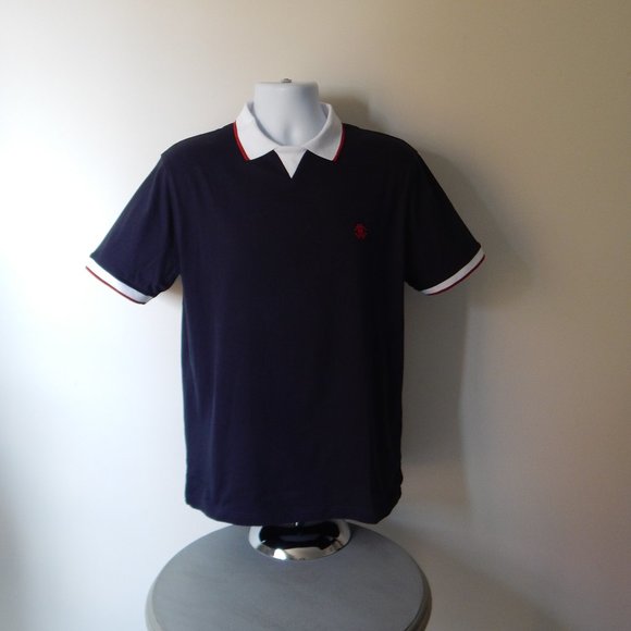 NWT ROBERTO CAVALLI LOGO PULLOVER PIQUE POLO SHIRT - Picture 4 of 5